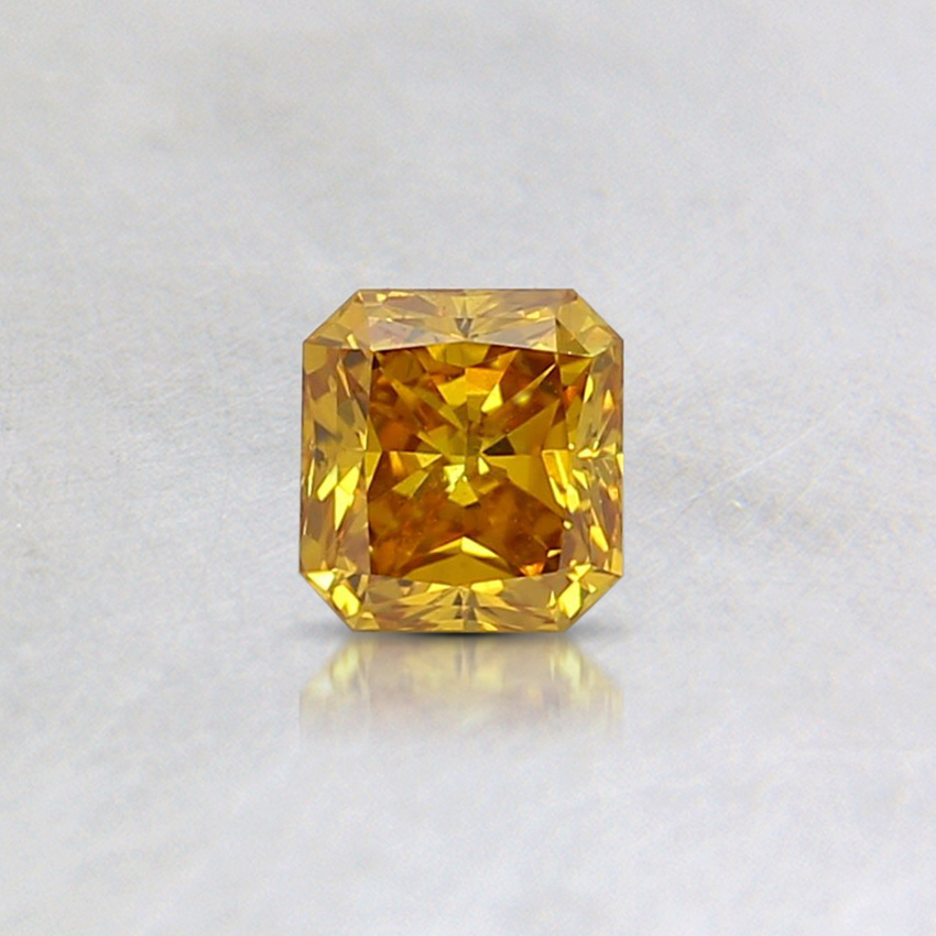 0.30 Ct. Fancy Vivid Yellow-Orange Radiant Lab Grown Diamond