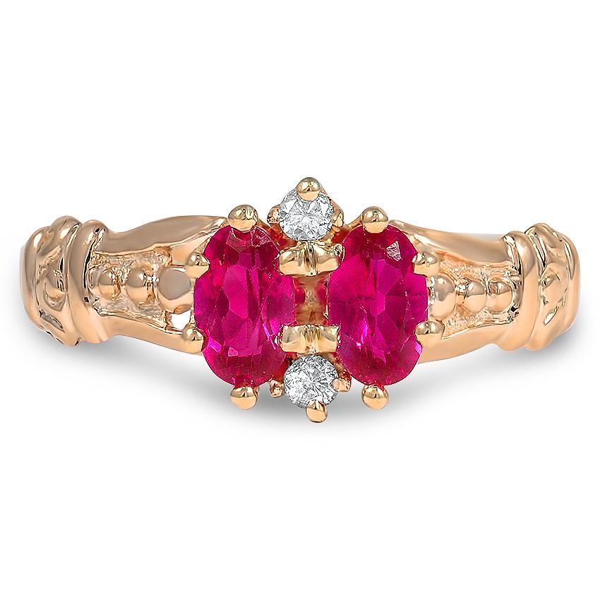 Victorian Ruby Vintage Ring