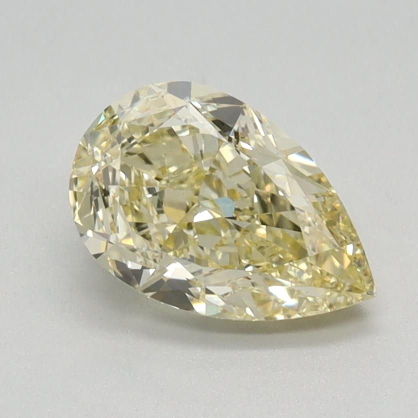 1.14 Ct. Fancy Yellow Pear Lab Grown Diamond