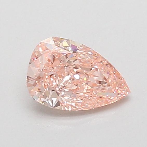 0.71 Ct. Fancy Vivid Pink Pear Lab Grown Diamond