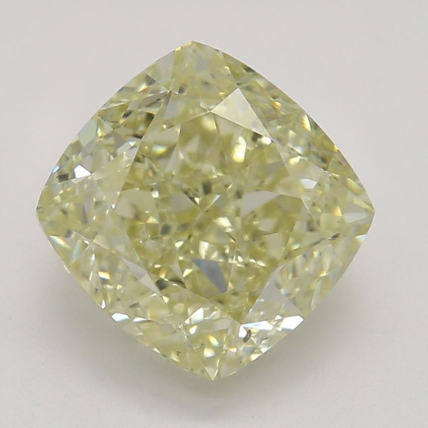 1.52 Ct. Fancy Light Brownish Yellow Cushion Diamond