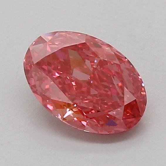 1.09 Ct. Fancy Vivid Pink Oval Lab Grown Diamond