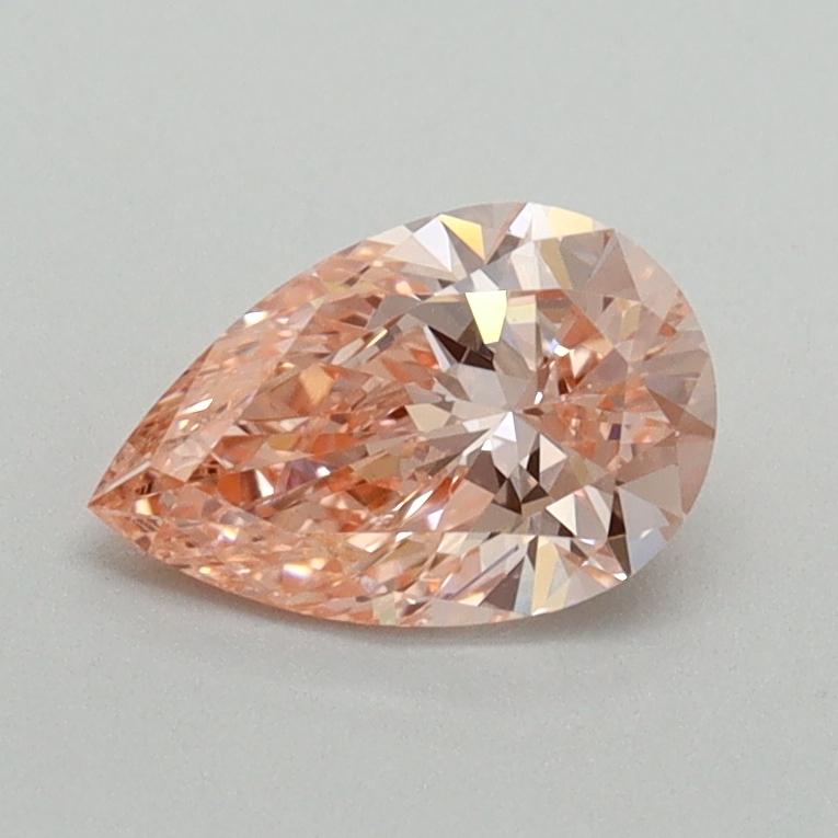 0.72 Ct. Fancy Vivid Pink Pear Lab Grown Diamond