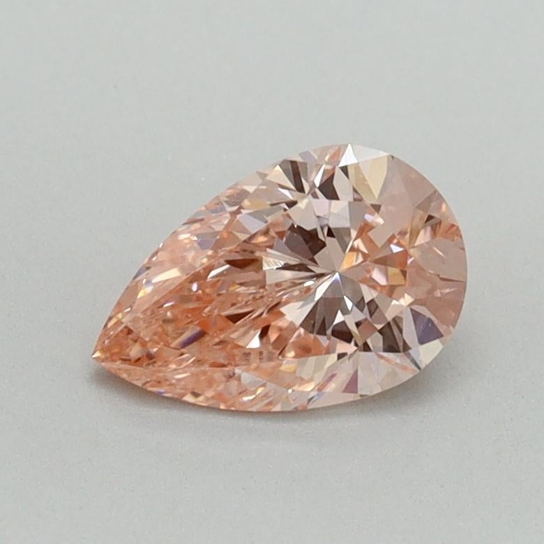 0.65 Ct. Fancy Intense Pink Pear Lab Grown Diamond