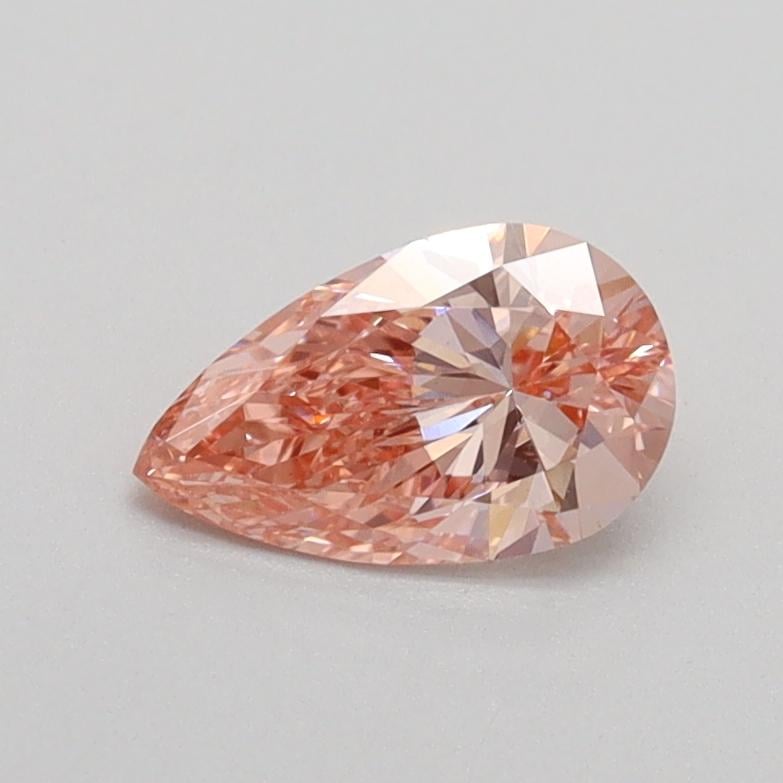 0.56 Ct. Fancy Intense Pink Pear Lab Grown Diamond