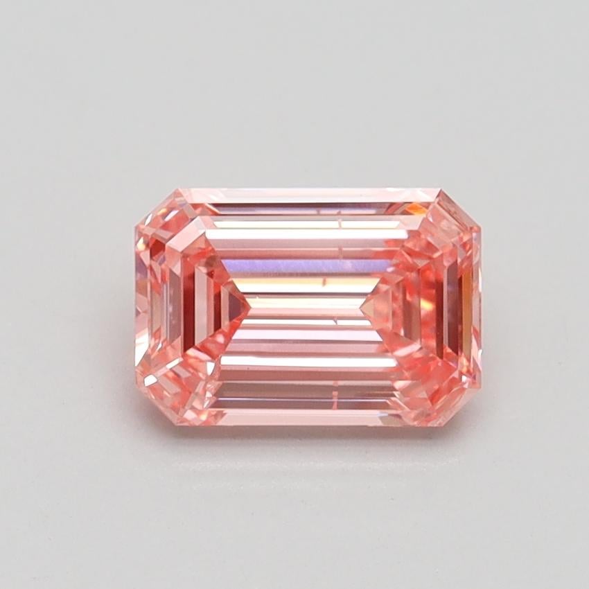 1.00 Ct. Fancy Vivid Pink Emerald Lab Grown Diamond