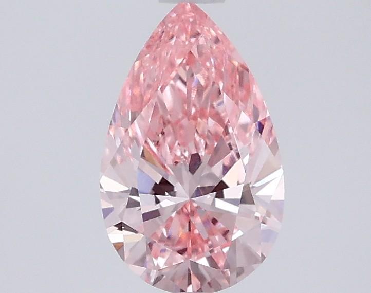 0.91 Ct. Fancy Vivid Pink Pear Lab Grown Diamond