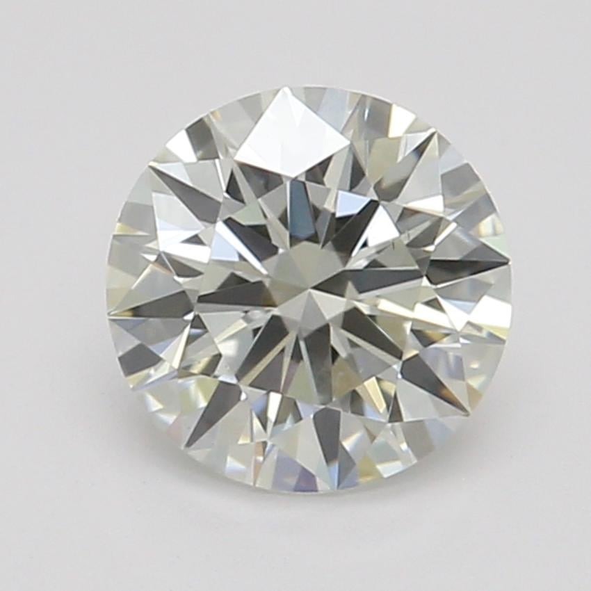 0.5 Ct. Very Light Green-Yellow Round Diamond