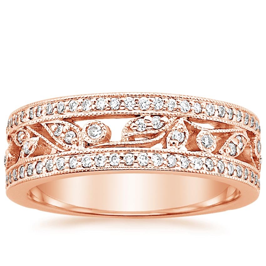 Flora Diamond Ring (1/2 ct. tw.) in 14K Rose Gold