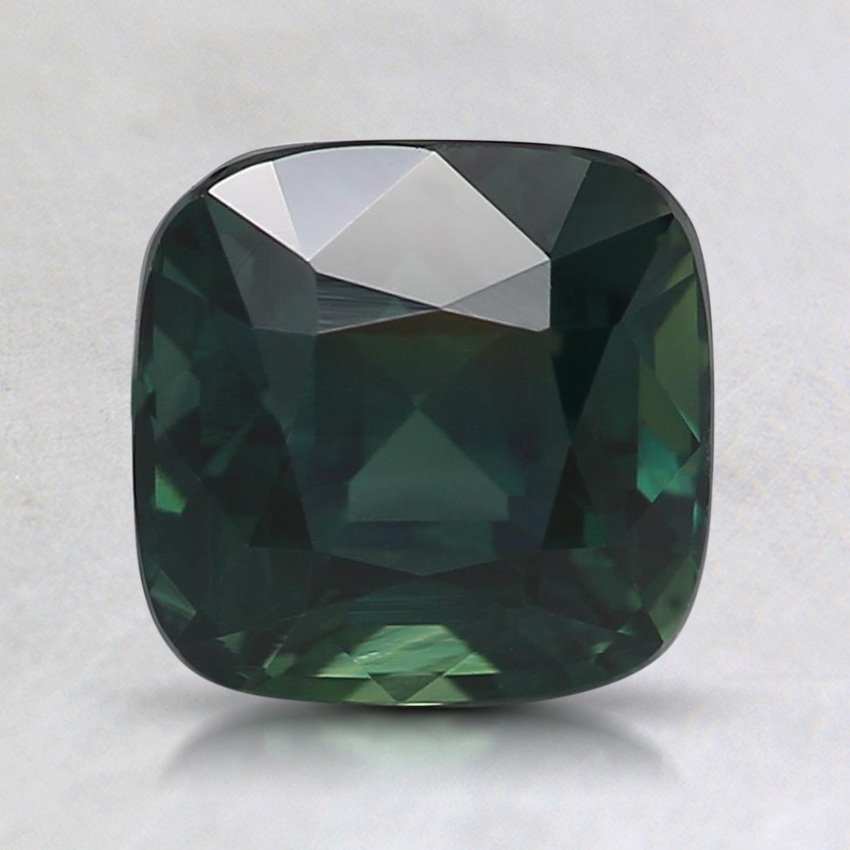 7mm Premium Teal Cushion Sapphire