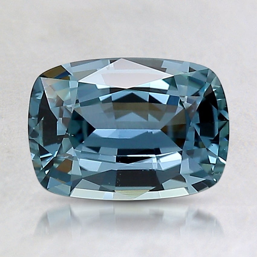 8x5.6mm Teal Cushion Sapphire