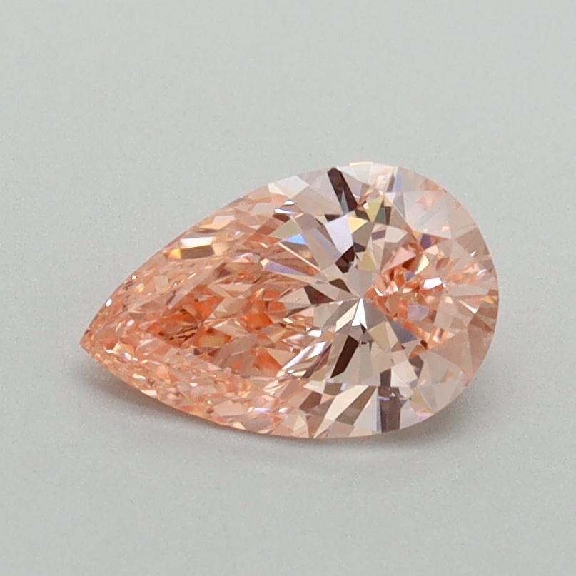 0.70 Ct. Fancy Vivid Pink Pear Lab Grown Diamond