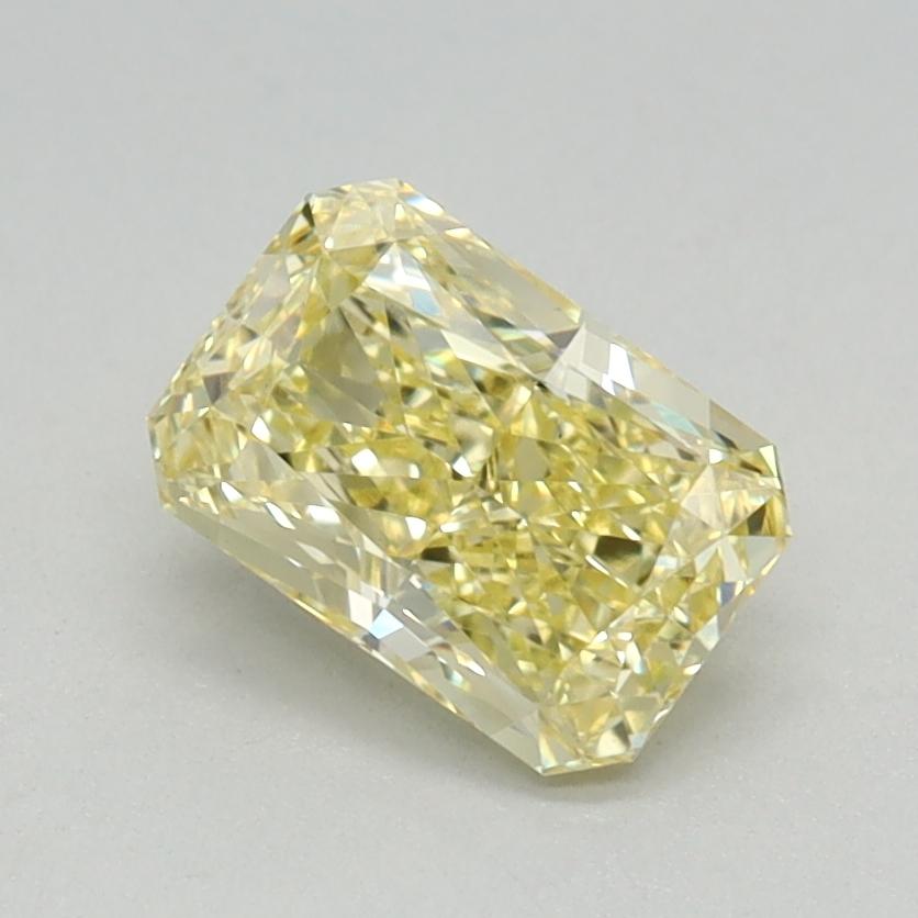 0.85 Ct. Fancy Vivid Yellow Radiant Lab Grown Diamond