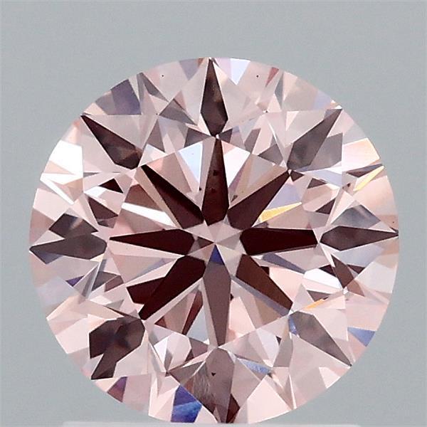 1.52 Ct. Fancy Intense Pink Round Lab Grown Diamond