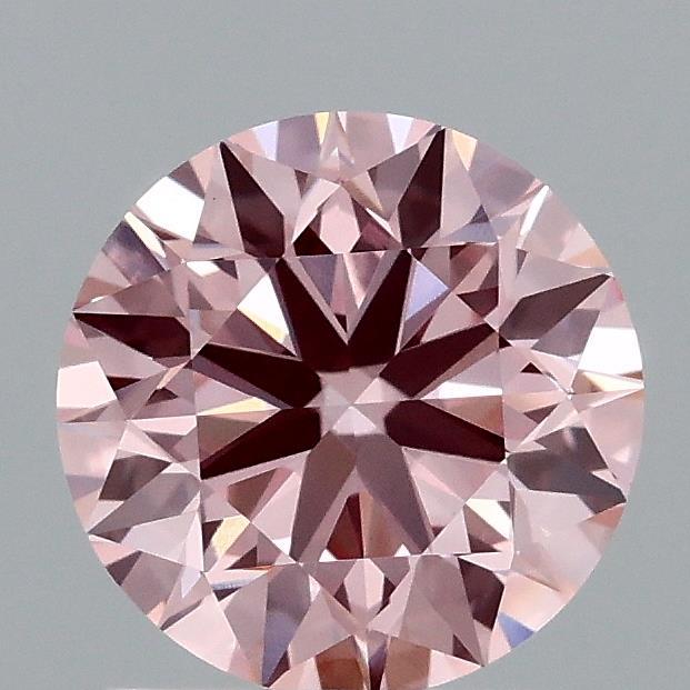 1.44 Ct. Fancy Vivid Pink Round Lab Grown Diamond