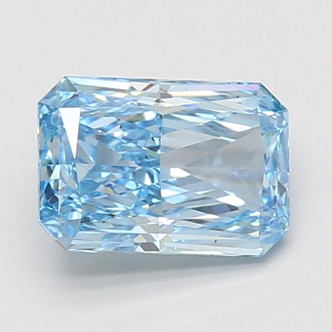 2.08 Ct. Fancy Vivid Blue Radiant Lab Grown Diamond