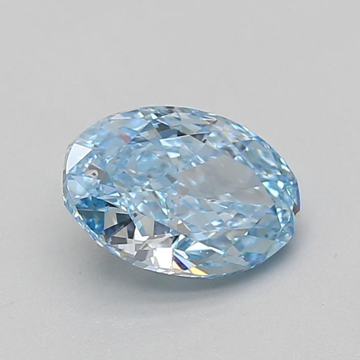 1.50 Ct. Fancy Vivid Blue Oval Lab Grown Diamond