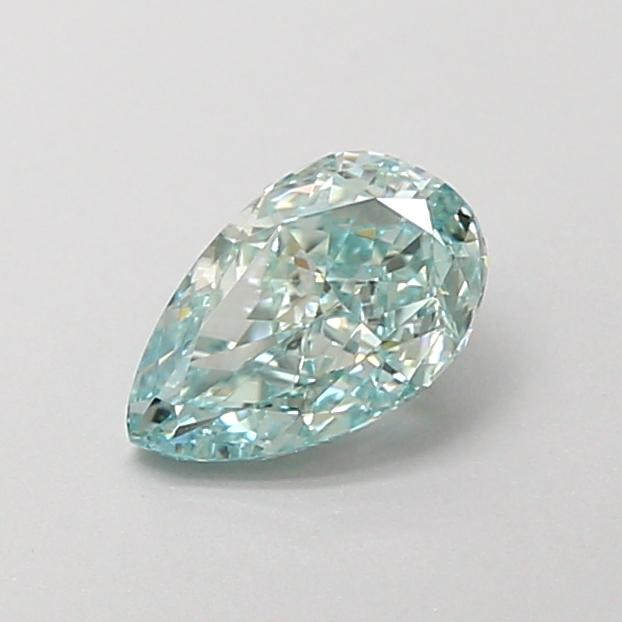 0.58 Ct. Fancy Intense  Green Pear Lab Grown Diamond