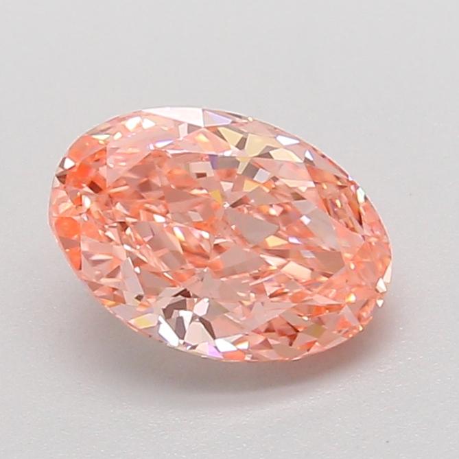 1.68 Ct. Fancy Vivid Pink Oval Lab Grown Diamond