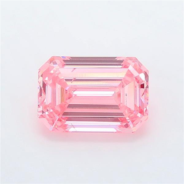 1.01 Ct. Fancy Vivid Pink Emerald Lab Grown Diamond