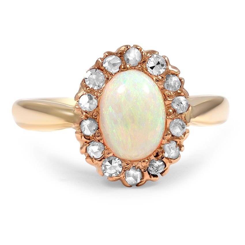 Art Deco Opal Vintage Ring | Celestial | Brilliant Earth