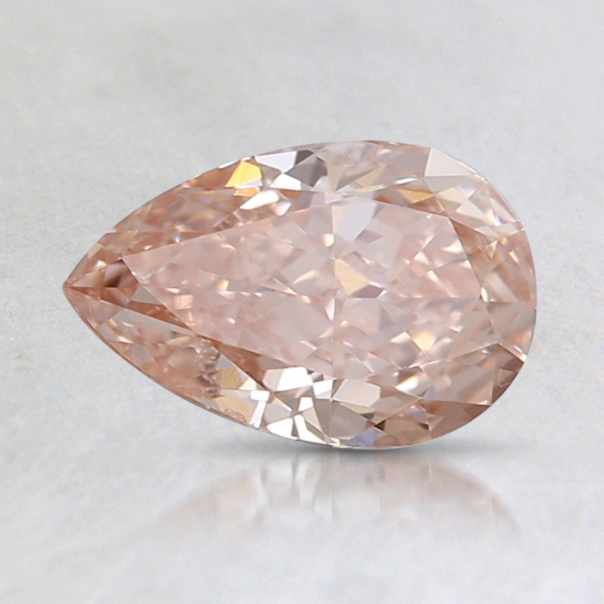 1.01 Ct. Fancy Intense Orangy Pink Pear Lab Grown Diamond