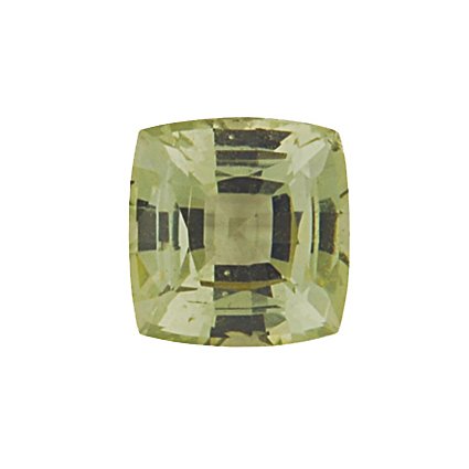 6mm Green Cushion Sapphire