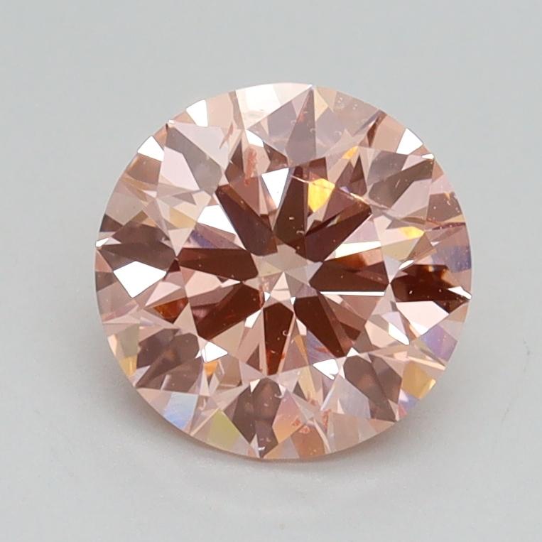 1.31 Ct. Fancy Intense Pink Round Lab Grown Diamond