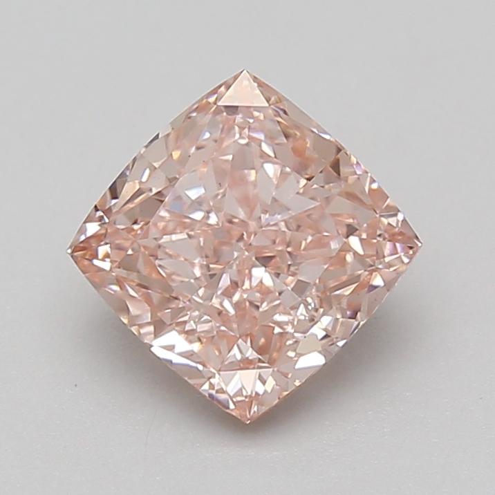 2.09 Ct. Fancy Vivid Pink Cushion Lab Grown Diamond