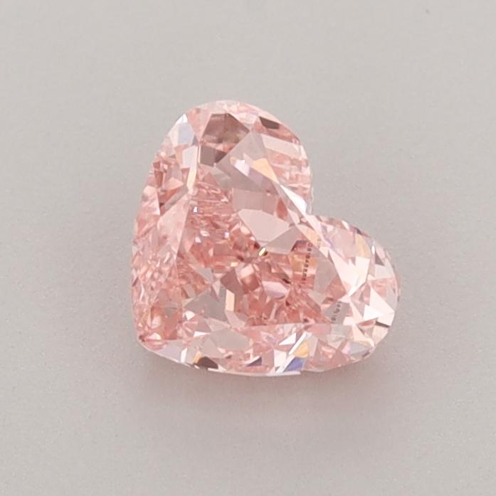 0.83 Ct. Fancy Vivid  Pink Heart Lab Grown Diamond