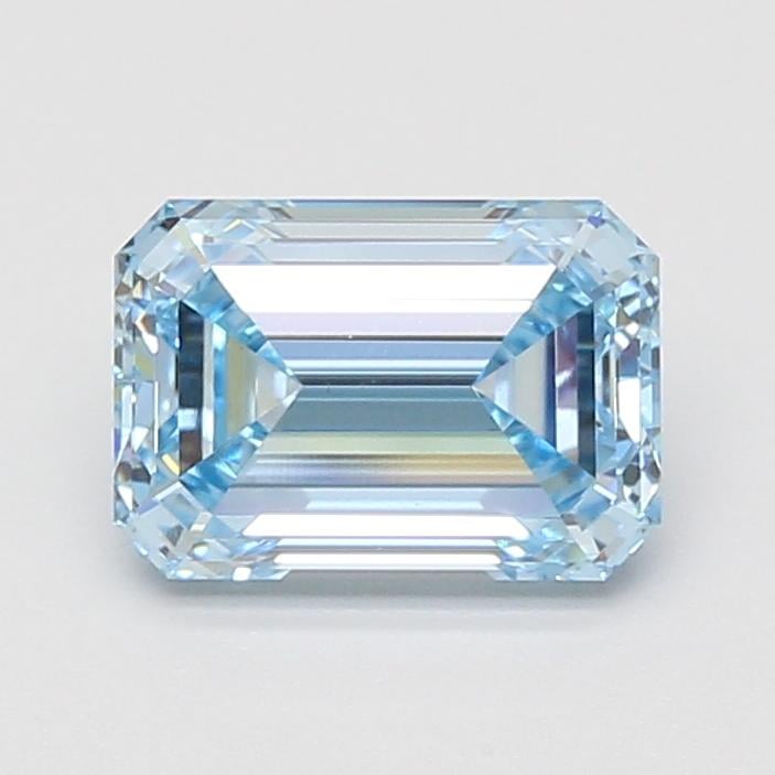 2.02 Ct. Fancy Vivid Blue Emerald Lab Grown Diamond