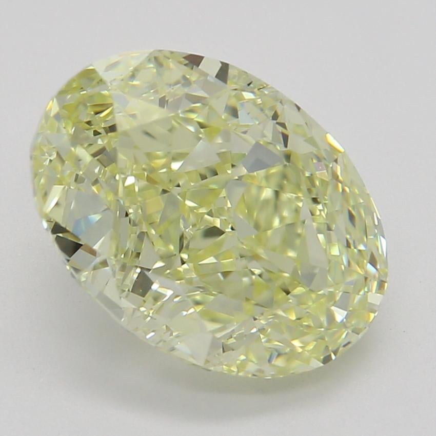 2.40 Ct. Fancy Light Yellow Oval Diamond