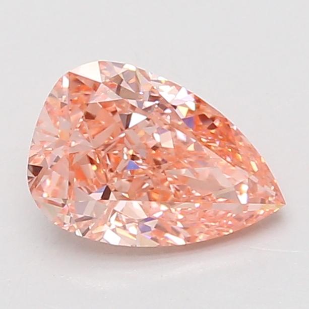 1.52 Ct. Fancy Vivid Pink Pear Lab Grown Diamond
