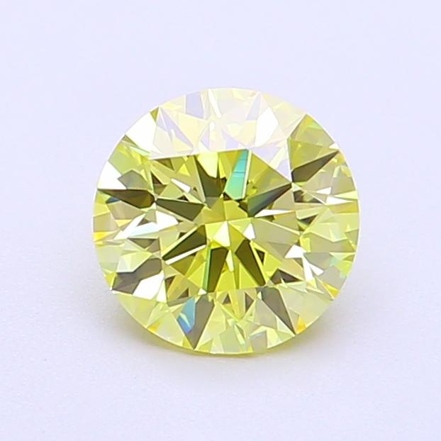 1.02 Ct. Fancy Intense  Yellow Round Lab Grown Diamond