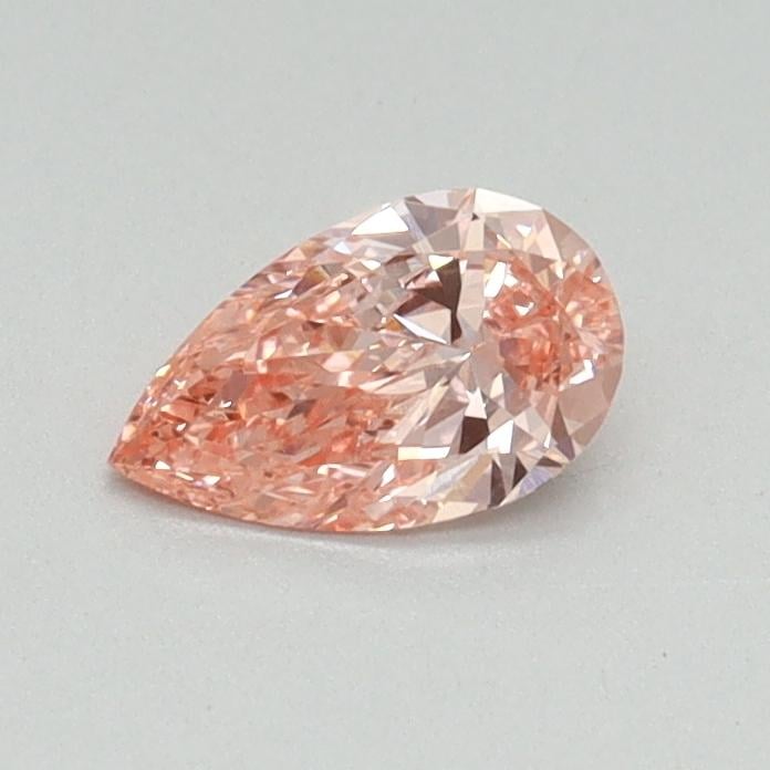 0.35 Ct. Fancy Vivid Pink Pear Lab Grown Diamond