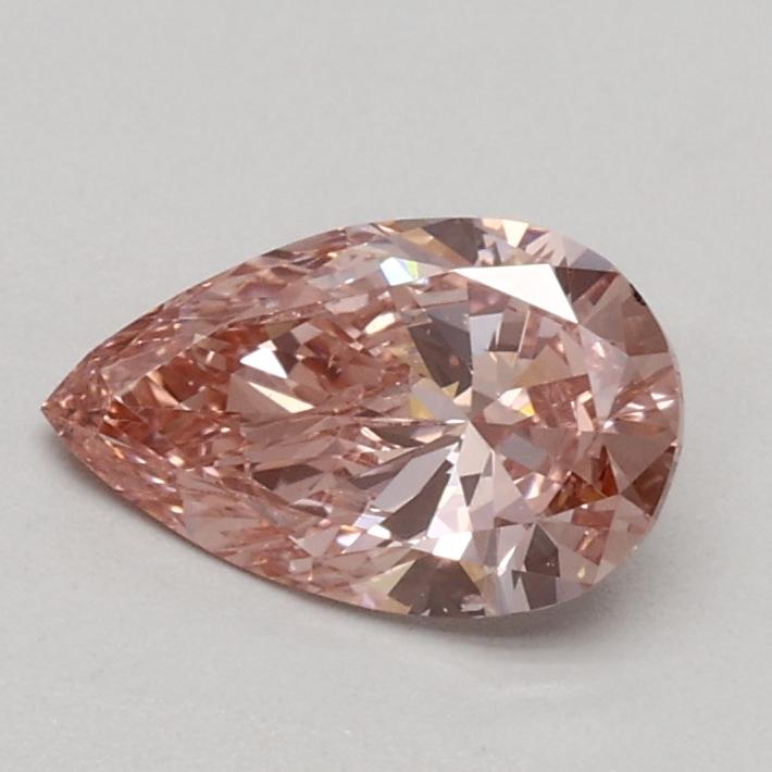 0.50 Ct. Fancy Intense Pink Pear Lab Grown Diamond