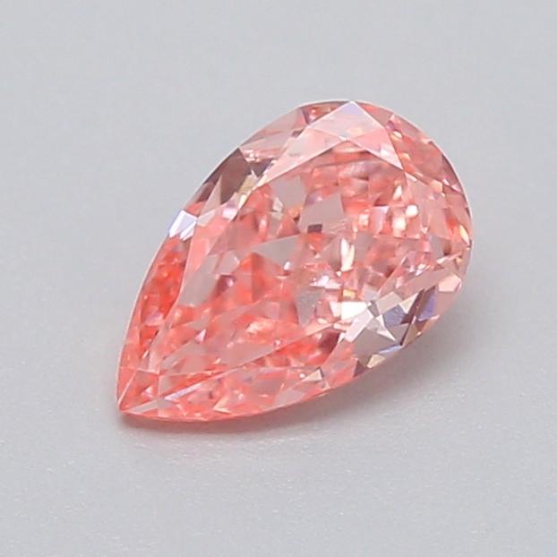 0.29 Ct. Fancy Vivid  Pink Pear Lab Grown Diamond
