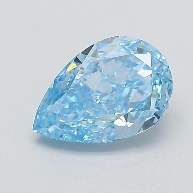 0.70 Ct. Fancy Blue Pear Lab Grown Diamond
