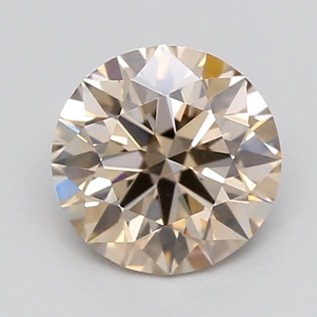 0.57 Ct. Light  Brown Round Lab Grown Diamond