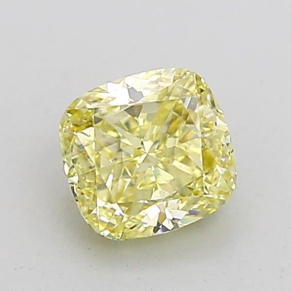 1.00 Ct. Fancy Yellow Cushion Lab Grown Diamond
