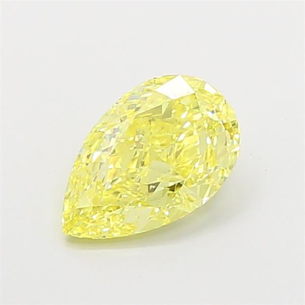 1.10 Ct. Fancy Intense Yellow Pear Lab Grown Diamond