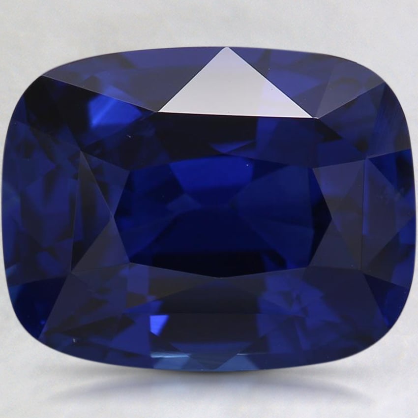 12.3x9.6mm Super Premium Blue Cushion Sapphire