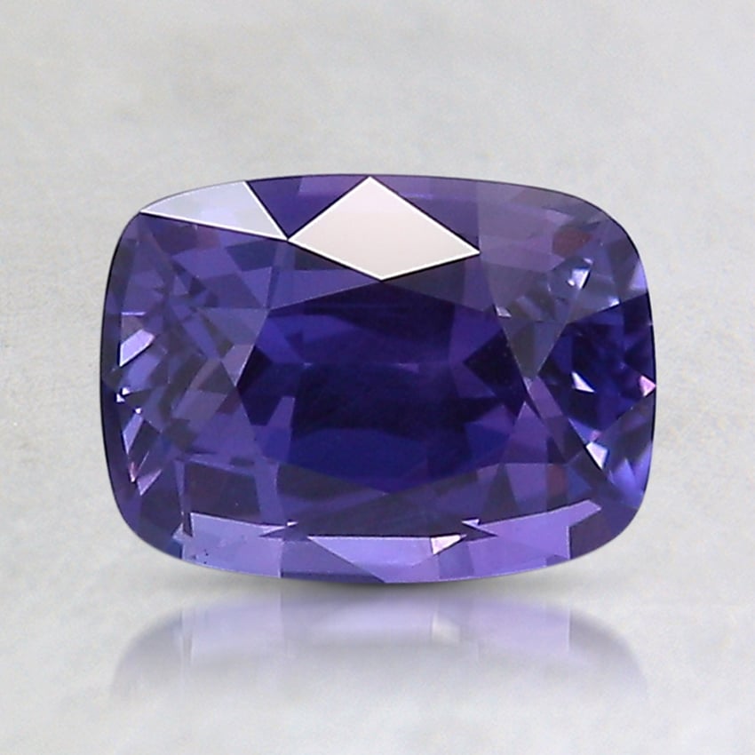 7.5x5.5mm Unheated Purple Cushion Sapphire
