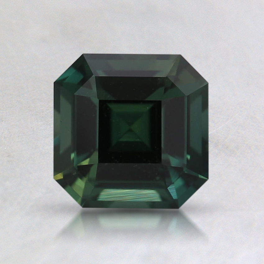 6.1mm Unheated Teal Asscher Sapphire