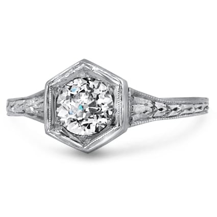 Art Nouveau Diamond Vintage Ring