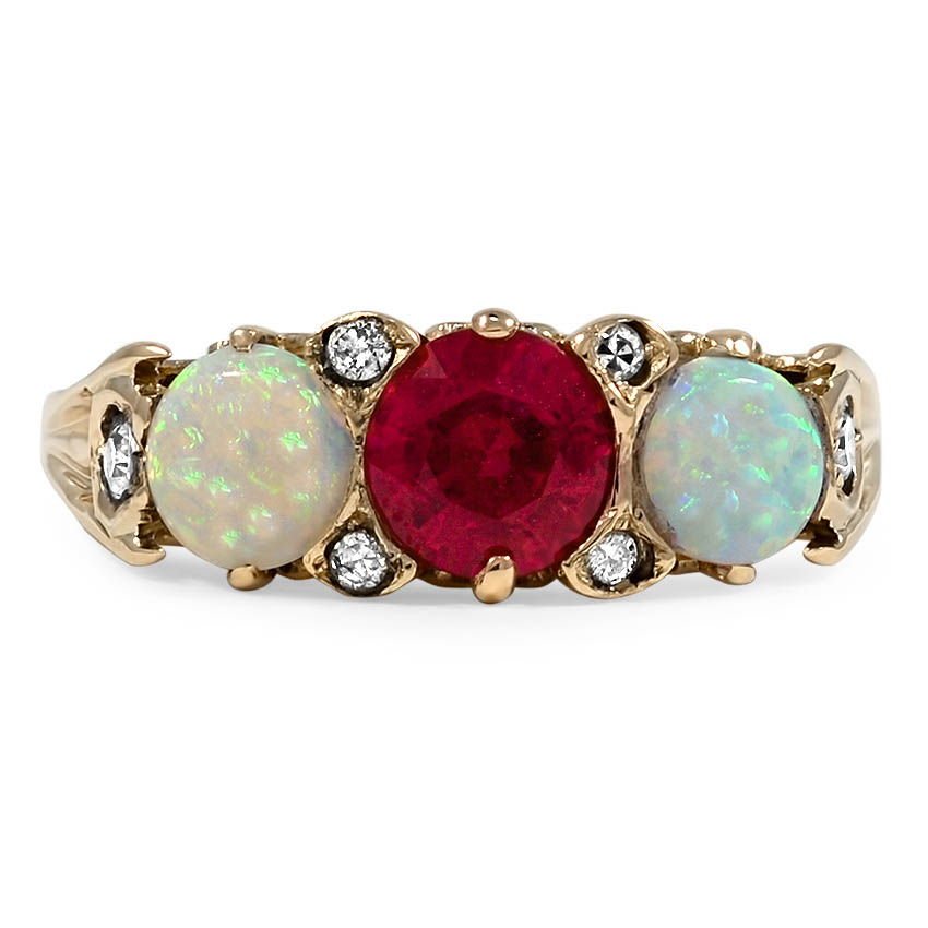 Edwardian Ruby Vintage Ring