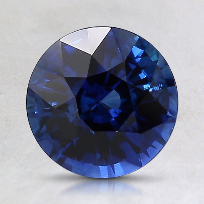7.6x7.5mm Blue Round Sapphire