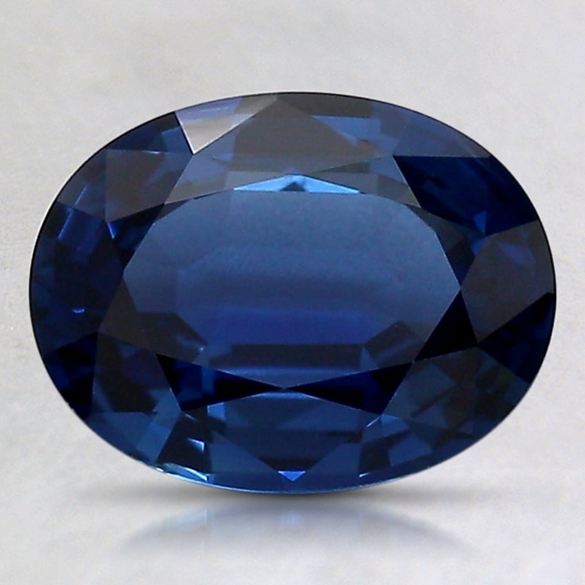 9.1x7mm Blue Oval Sapphire