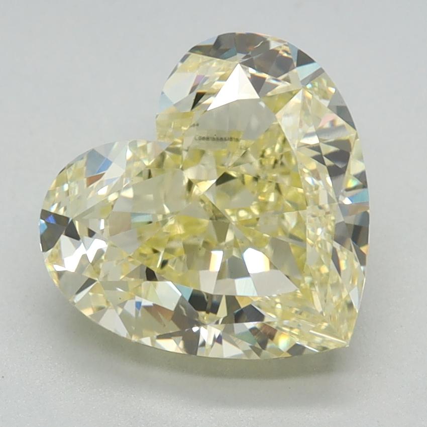 2.74 Ct. Fancy Yellow Heart Lab Grown Diamond