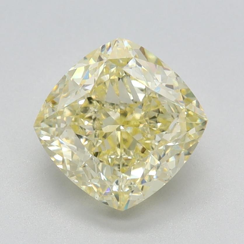 1.72 Ct. Fancy Yellow Cushion Lab Grown Diamond